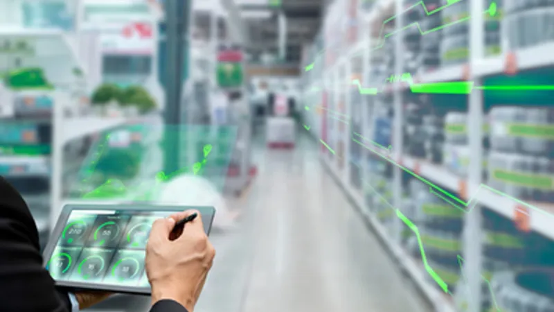 Benutzung von ekko Asset Tracking im Lager